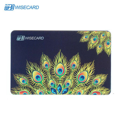 Spot UV PETG EMV Chip Card 0.84mm Thickness ISO CR80 Standard