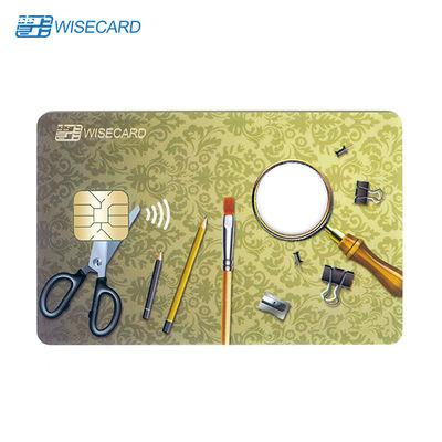 WCT Metal Contactless Smart Touch Cards NFC 85X54mm CMYK Offset Printing