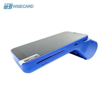Terminal POS EMV Android con stampante termica 58*40mm integrata e verifica delle impronte digitali
