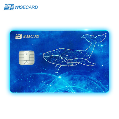 Smart Card LED Illuminata con Bordo Luminoso a 360°