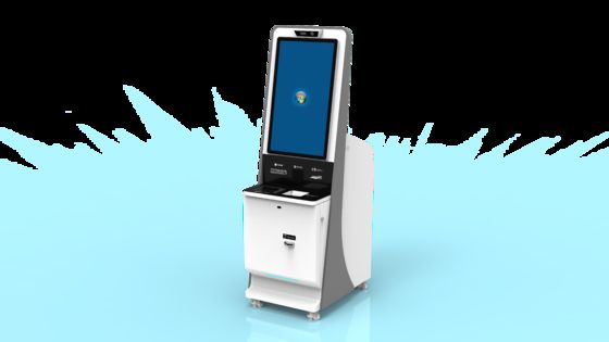 Wisecard WCT K-530 Smart Teller Machine da 32 pollici con processore Intel i5 e 8GB di memoria per l'emissione istantanea di carte e servizi bancari