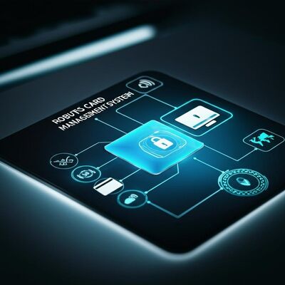 Sistema completo e integrato di gestione delle carte con monitoraggio in tempo reale per operazioni sicure con carte