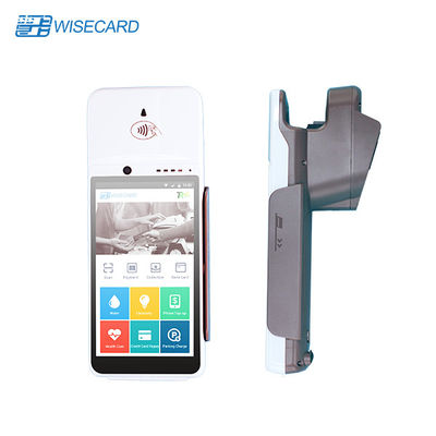 Terminale biometrico di posizione di Android 7,0, macchina portatile di posizione con lo stampatore Built In Battery