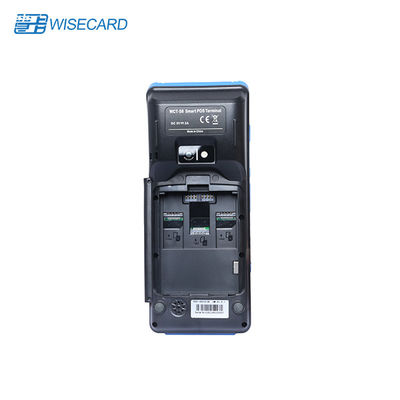Terminale portatile mobile tenuto in mano di posizione del lettore di NFC con lo stampatore Fingerprint Barcode Scanner