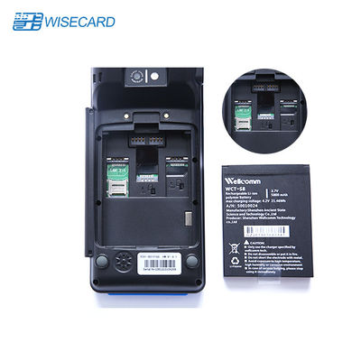 Terminale tenuto in mano 4 PSAM di posizione di EMV PBOC Android 4G con la stampante termica