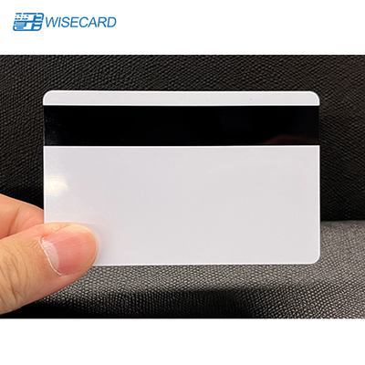 Carte del PVC dello spazio in bianco di SLE4442 Chip Smart Card Pearl White con la banda magnetica