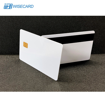 Argento Mag Stripe della pista di Chip Blank Magstripe Cards W HiCo 2 della perla SLE4442