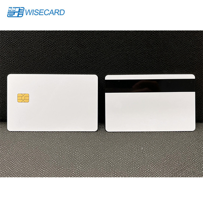 Bianco EMV Chip Cards HiCo di WCT SLE4442 2 carte in bianco della banda magnetica