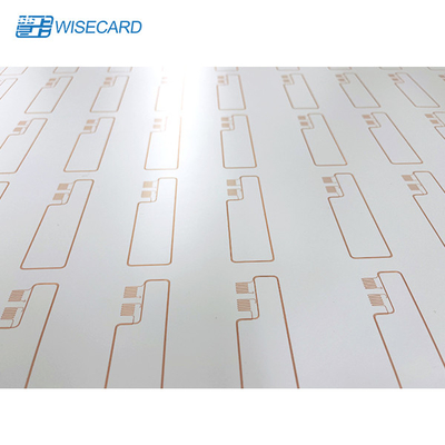 Wisecard LF / HF / UHF Chip RFID Prelam Inlay per Smart Card EMV