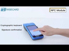 Terminale POS touch screen EMV 5800mAh PCI 5.0 NFC Macchina POS portatile