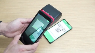 Dimostrazione del funzionamento dei pagamenti sicuri della macchina POS Wisecard T80N